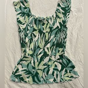 Flattering Evergreen Top Small